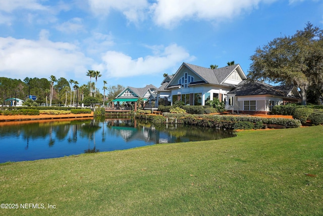 view of water feature