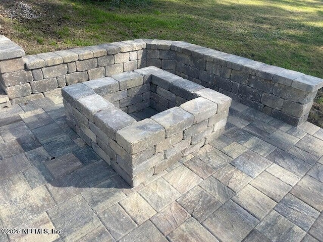 details with an outdoor fire pit