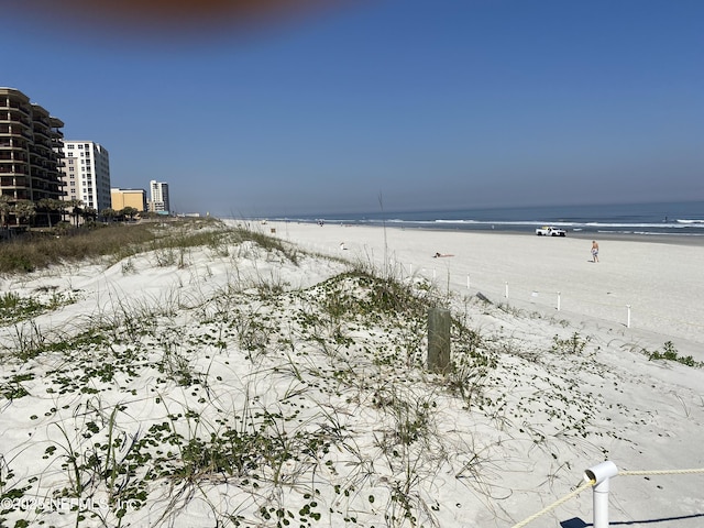 water view featuring a view of the beach