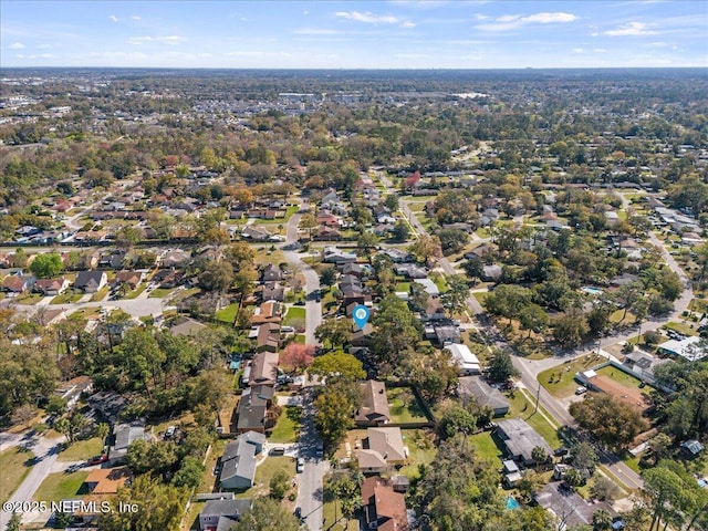 birds eye view of property featuring a residential view