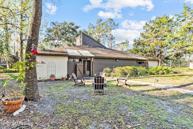 view of rear view of house