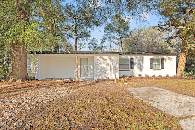 view of ranch-style house