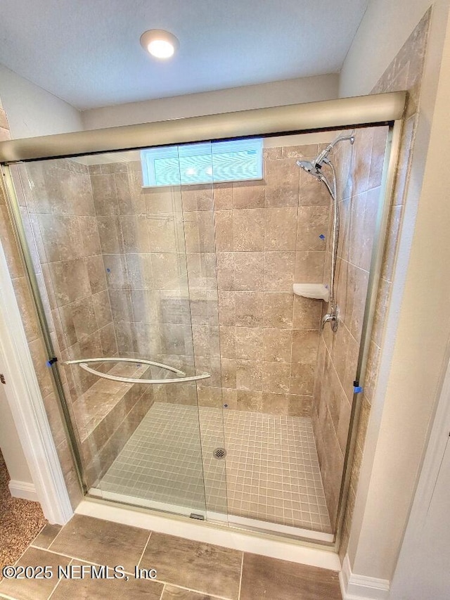 full bath with a stall shower