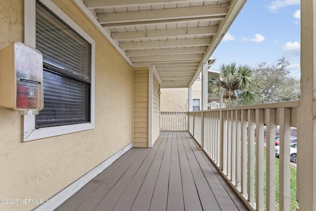 view of deck