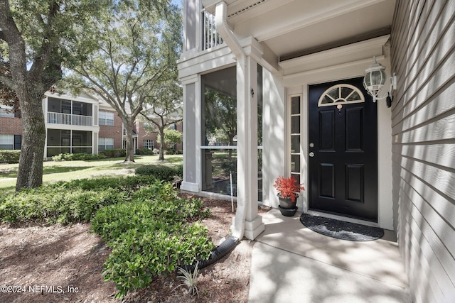 view of entrance to property