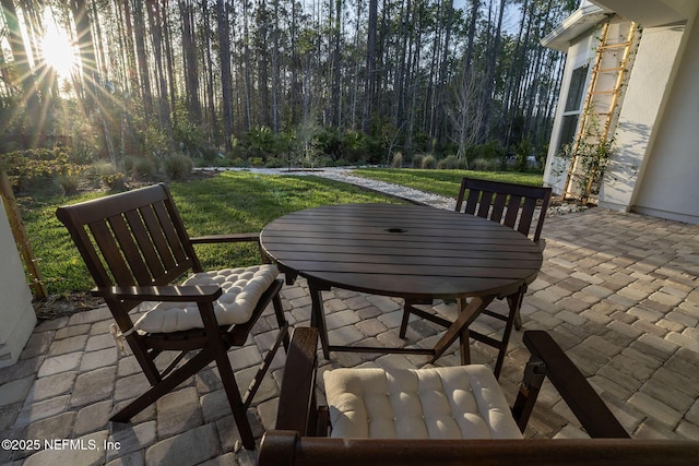 view of patio / terrace with outdoor dining space