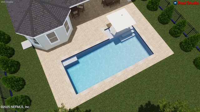 527 Pine Haven Dr, Saint Johns, FL 32259 - outdoor pool featuring a patio area