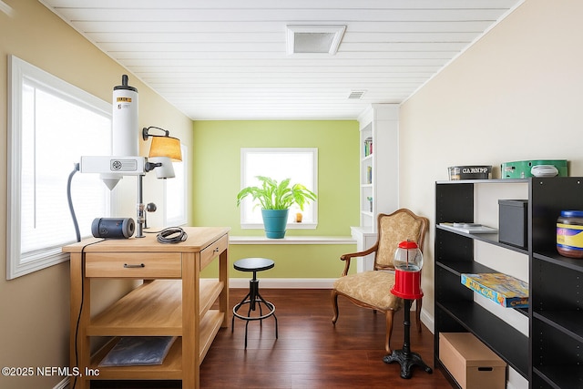2277 Stauffer Rd, Green Cove Springs, FL 32043 - office with wood finished floors and wood ceiling