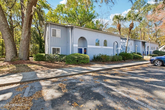 view of property with stucco siding