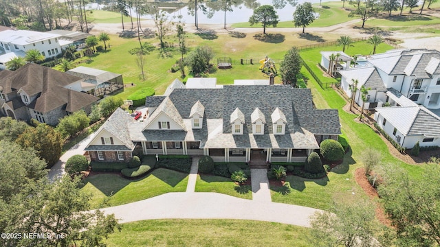 birds eye view of property featuring a residential view