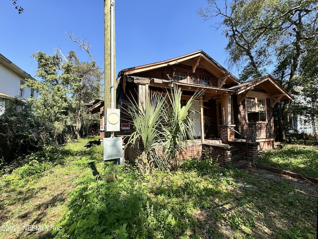 view of front of home