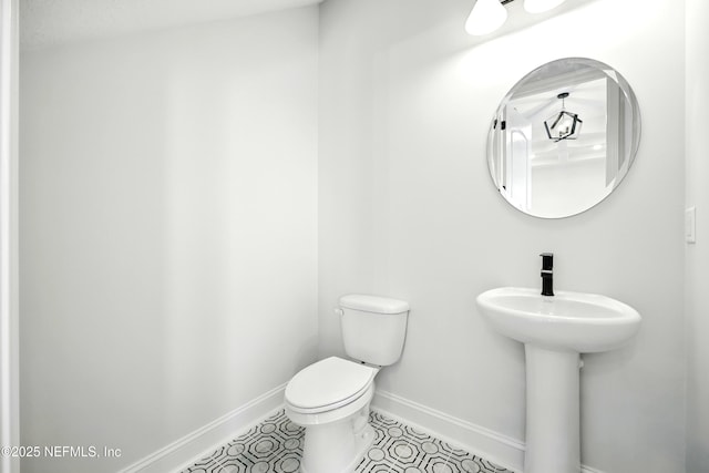 41 Iris Creek Dr, Saint Augustine, FL 32092 - bathroom with toilet and tile patterned flooring
