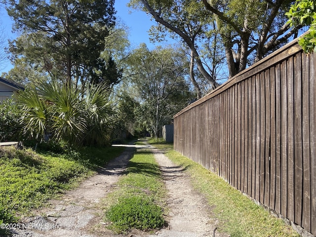 view of road