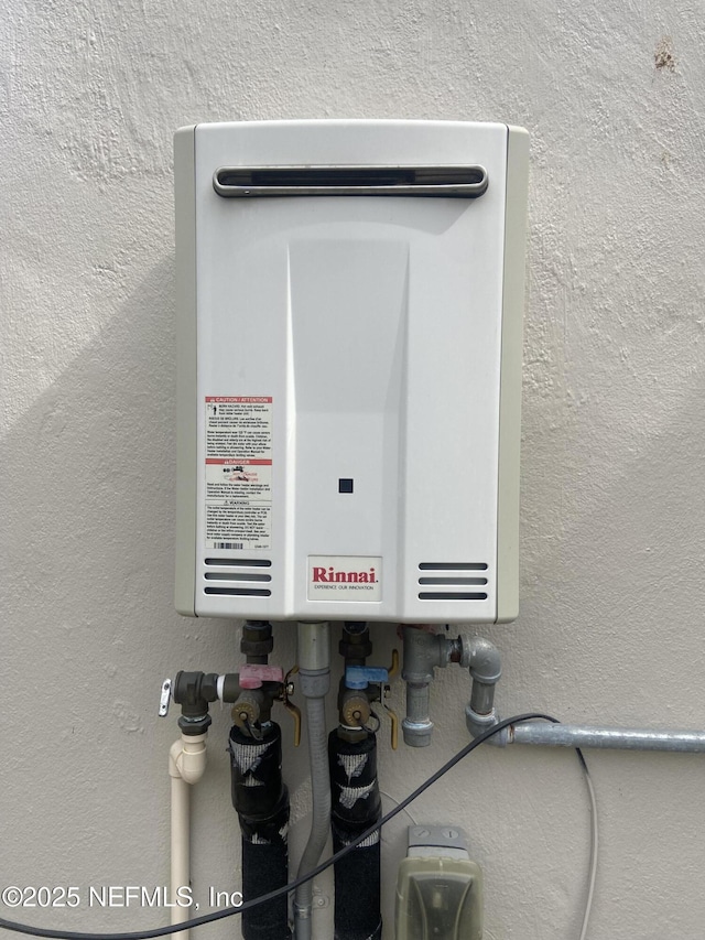 utilities featuring water heater