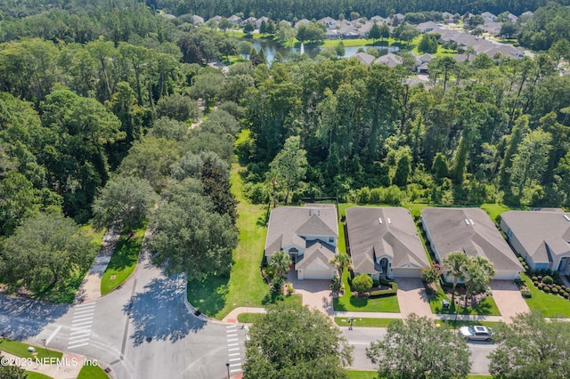 drone / aerial view featuring a residential view