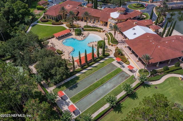 aerial view