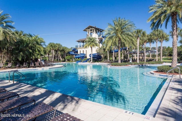 607 Caspia Ln, Ponte Vedra, FL 32081 - pool featuring a water slide