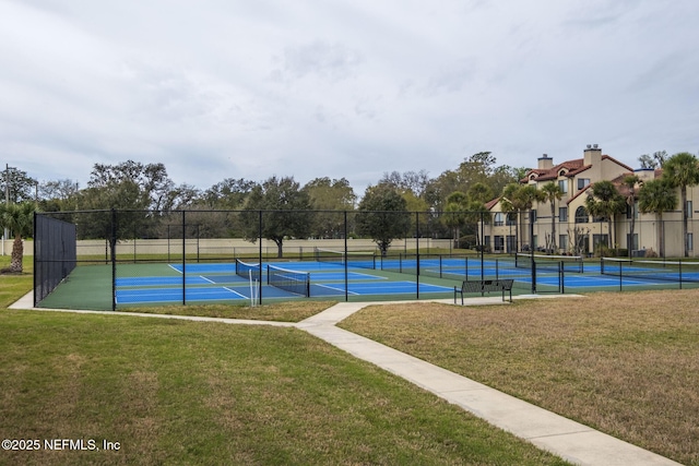 4020 Lavista Cir Unit 207, Jacksonville, FL 32217 - view of sport court with fence and a yard