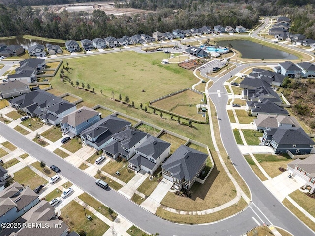 bird's eye view featuring a residential view