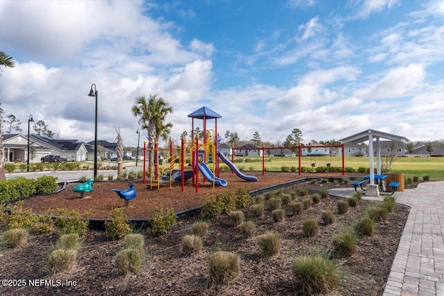 view of community playground