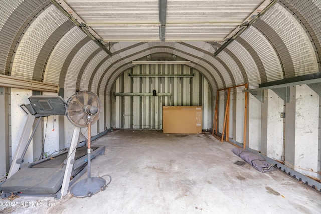 storage featuring a garage