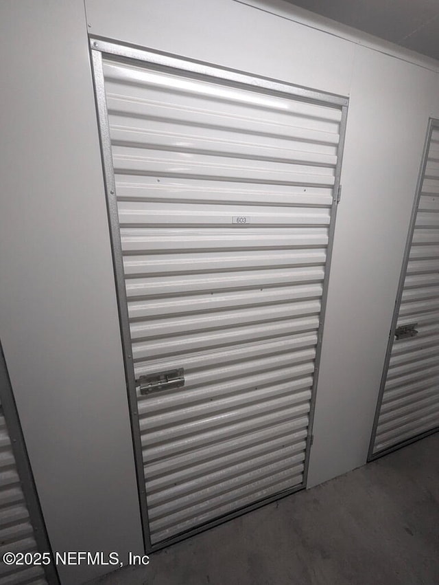 detailed view of concrete flooring