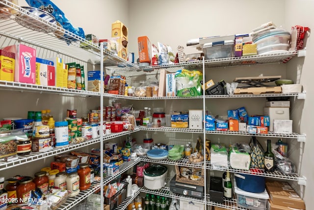 view of pantry