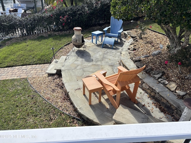 view of patio