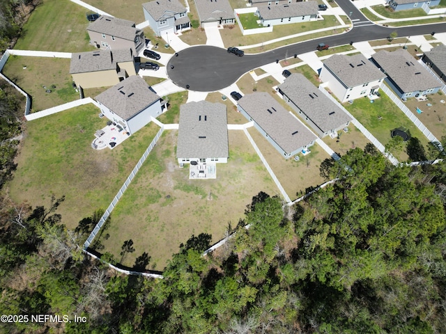 birds eye view of property featuring a residential view