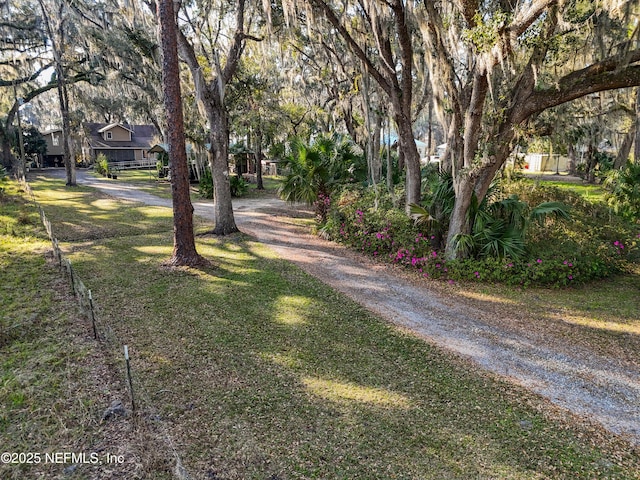 view of road