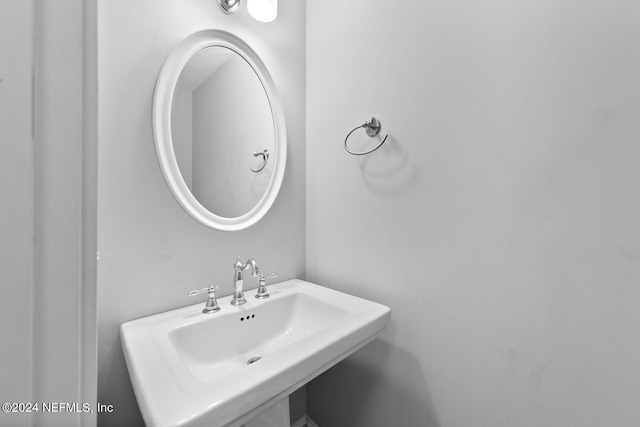 bathroom with a sink