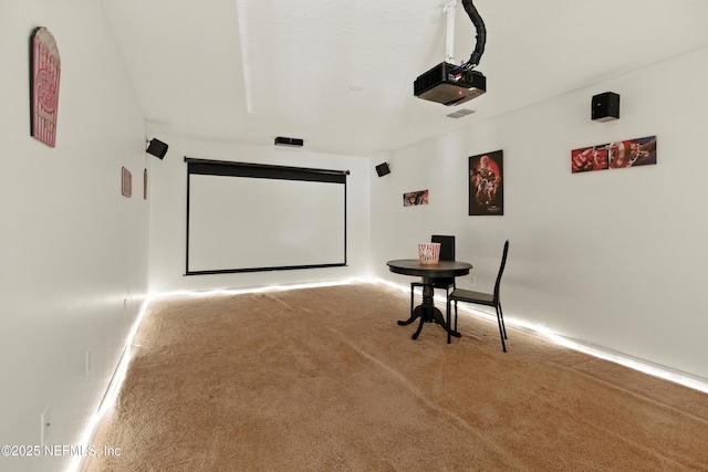 75250 Fern Creek Dr, Yulee, FL 32097 - home theater room with carpet and baseboards