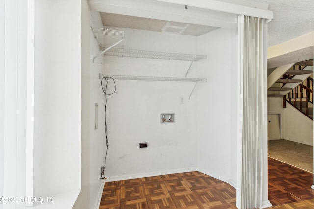 laundry room featuring washer hookup and laundry area