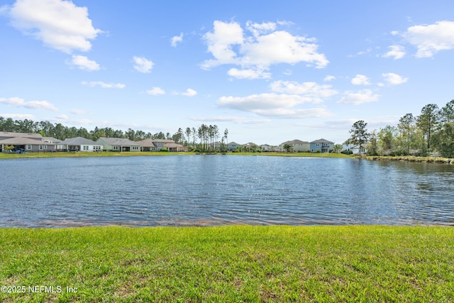 water view featuring a residential view