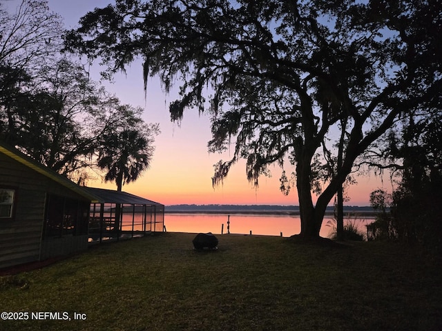 property view of water