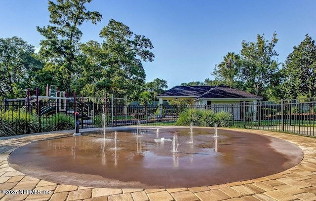 surrounding community with fence