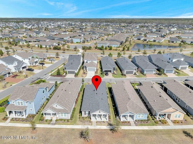 birds eye view of property featuring a residential view