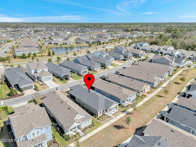 birds eye view of property featuring a residential view