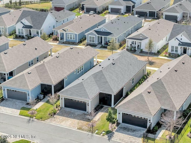 birds eye view of property featuring a residential view