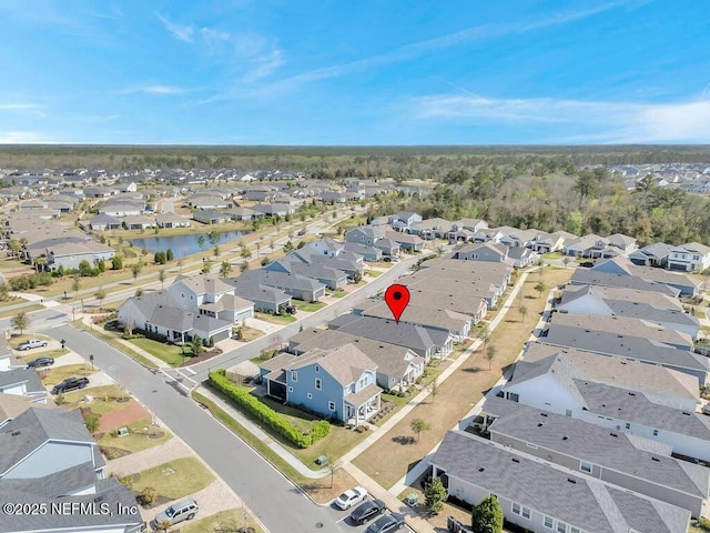 bird's eye view featuring a residential view