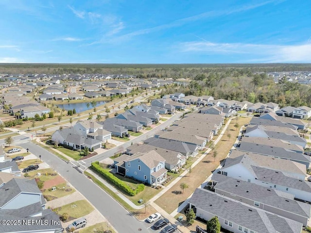 drone / aerial view featuring a residential view