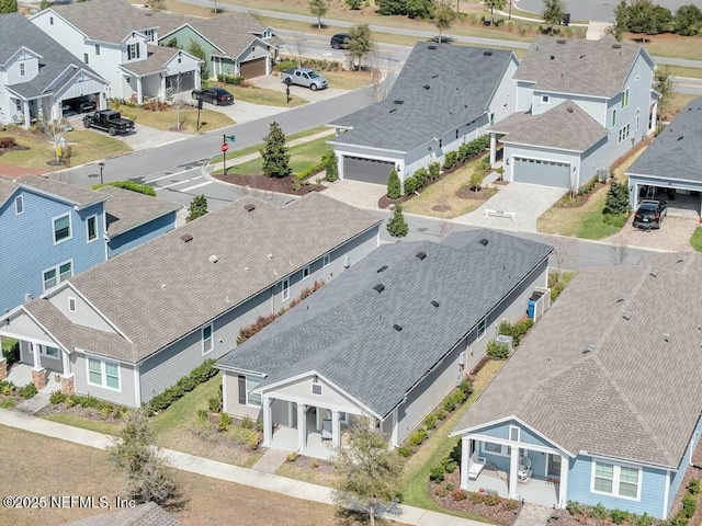 bird's eye view featuring a residential view