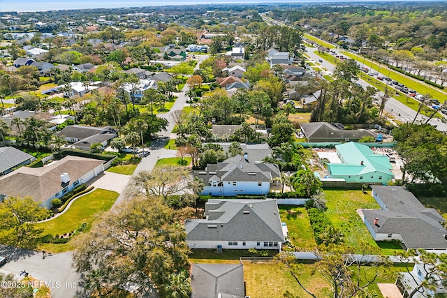 birds eye view of property featuring a residential view