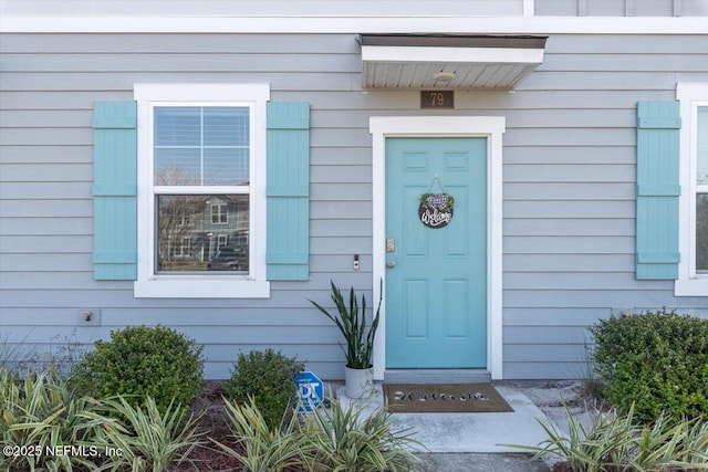 view of entrance to property