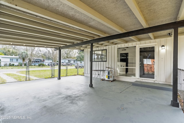 view of patio with fence