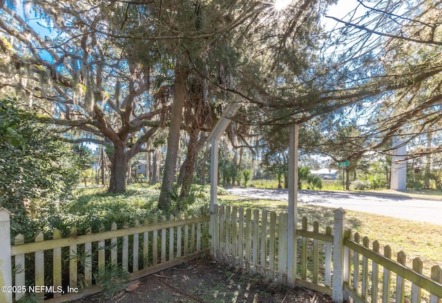 wooden deck featuring fence