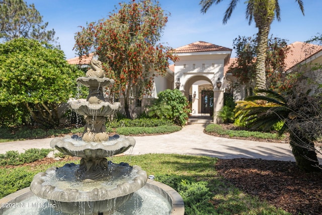 236 Deer Haven Dr, Ponte Vedra Beach, FL 32082 - mediterranean / spanish-style home featuring stucco siding