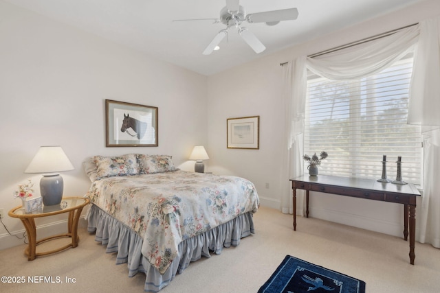 236 Deer Haven Dr, Ponte Vedra Beach, FL 32082 - carpeted bedroom with baseboards and ceiling fan