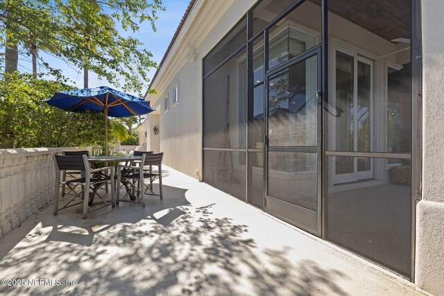 236 Deer Haven Dr, Ponte Vedra Beach, FL 32082 - view of patio with outdoor dining space
