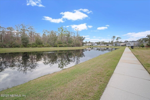 property view of water